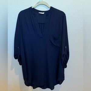 Lush Navy XL Tunic